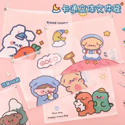 پوشه A4 طلقی طرح خرس و خرگوش