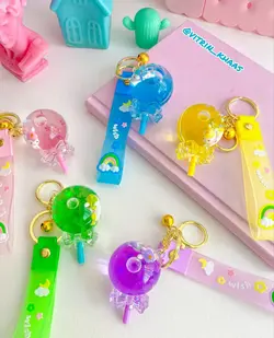 آویز کلید اکورایومی سری تکشاخ آبنباتی