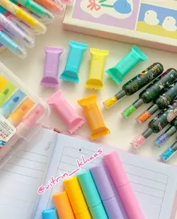 هایلایتر ۶تایی طرح شکلات