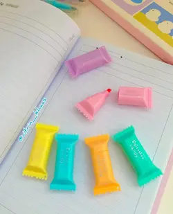 هایلایتر ۶تایی طرح شکلات