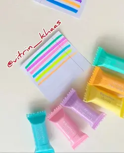 هایلایتر ۶تایی طرح شکلات