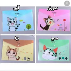 پوشه A۴ طرح گربه
