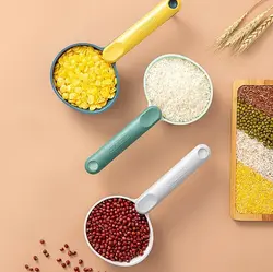 پیمانه برنج و حبوبات رنگی