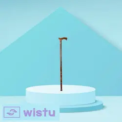 عصا لردی چوبی کاروینگ مدل TESSY Cane T10