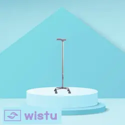 عصای چهارپایه سیلور مدل دسته TESSY Cane T05 pvc