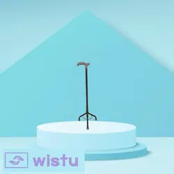 عصا سه پایه سیلور دسته چوبی  مدل TESSY CANE T04