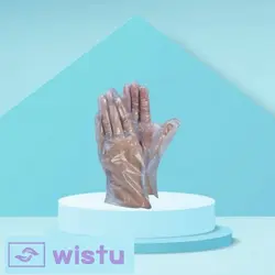 دستکش یکبار مصرف مدل نایلونی