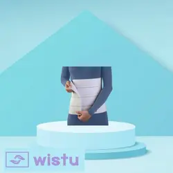 شکم بند پلدار سفید قابل تنظیم طب و صنعت مدل 60210