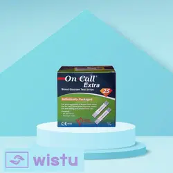 نوار قندخون OnCall Extra مدل 25 عددی