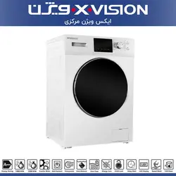 ماشین لباسشویی ایکس ویژن 8 کیلوگرمی مدل TM84-BWBL رنگ سفید