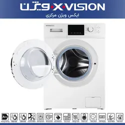 ماشین لباسشویی ایکس ویژن 8 کیلوگرمی مدل TM84-BWBL رنگ سفید