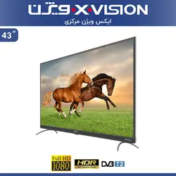 تلویزیون ایکس ویژن 43 اینچی مدل XT755 کیفیت Full HD