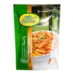 پاستا  با طعم پنیر پیتزا سبزان