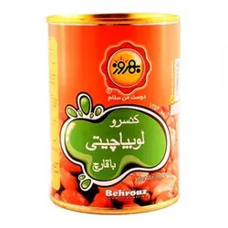 کنسرو لوبیا چیتی با قارچ بهروز