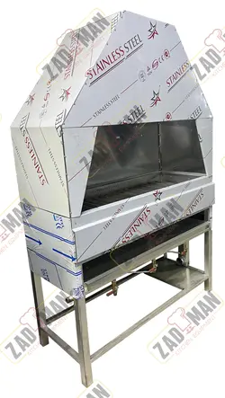 منقل گازی (کباب پز گازی) 120 سانتیمتری مارک زادمن مدل ZBBQ120 - زادمن