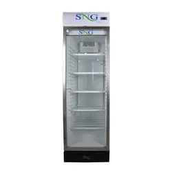 یخچال ایستاده ویترینی درب شیشه ایی مارک SNG - زادمن
