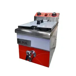 قیمت و خرید سرخ کن برقی یک لگن شیر تخلیه دار ویکتور ZS100 - زادمن