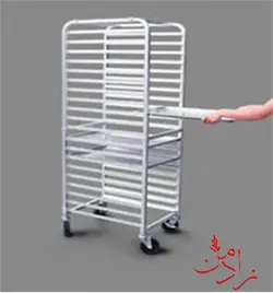 ترولي ١٨ طبقه تمام استيل ، مخصوص حمل سيني و بنماري