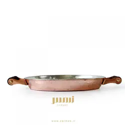 ماهیتابه مسی چکشی زرمس