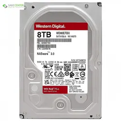 هارددیسک اینترنال وسترن دیجیتال Red Plus WD80EFBX 8TBWestern Digital Red Plus WD80EFBX Internal Hard Drive 8TB