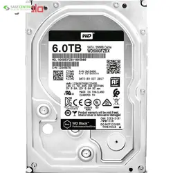 هارددیسک اینترنال وسترن دیجیتال مدل Black WD6003FZBX ظرفیت 6 ترابایتWestern Digital Black WD6003FZBX Internal Hard Drive 6TB