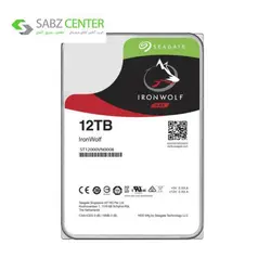 هارددیسک اینترنال سیگیت ST12000VN0008 NAS IronWolf 12TBSeagate ST12000VN0008 NAS IronWolf Internal Hard Drive - 12TB