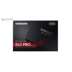 اس اس دی سامسونگ مدل 860 pro ظرفیت 256 گیگابایتSamsung 860 pro SSD Drive 256GB