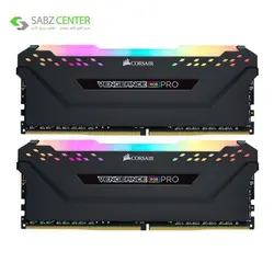 رم دسکتاپ DDR4 کورسیر VENGEANCE RGB PRO 16GBCorsair VENGEANCE RGB PRO DDR4 3200Mhz CL16 Dual Channel Desktop RAM 16GB