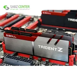 رم دسکتاپ DDR4 دو کاناله CL16 جی اسکیل Trident Z ظرفیت 16G.SKILL Trident Z DDR4 3200MHz CL16 Dual Channel Desktop RAM - 16GB