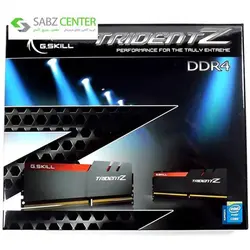 رم دسکتاپ DDR4 دو کاناله CL16 جی اسکیل Trident Z ظرفیت 16G.SKILL Trident Z DDR4 3200MHz CL16 Dual Channel Desktop RAM - 16GB