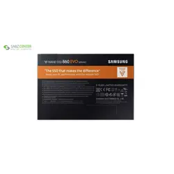 اس اس دی اینترنال سامسونگ مدل Evo 860 m.2 ظرفیت 500 گیگابایتSamsung 860 Evo m.2 Internal SSD Drive - 500GB