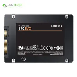 اس اس دی اینترنال سامسونگ EVO 870 ظرفیت 500GBSamsung EVO 870 Internal SSD - 500GB
