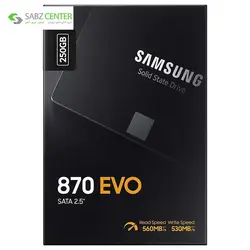 اس اس دی اینترنال سامسونگ EVO 870 ظرفیت 250GBSamsung EVO 870 Internal SSD - 250GB