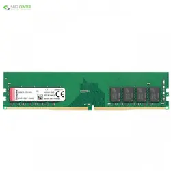 رم دسکتاپ DDR4 تک کاناله 2400مگاهرتز کینگستون 8GBKingston DDR4 2400MHz Single Channel Desktop RAM - 8GB