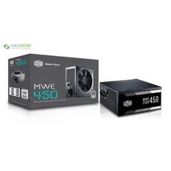 منبع تغذیه کامپیوتر کولر مستر MWE white 450Cooler Master MWE White 450 Computer Power Supply