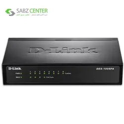سوییچ 8 پورت POE دی-لینک مدل DES-1008PA D-Link DES-1008PA 8-PORT DESKTOP SWITCH with 4 PoE Ports