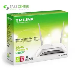 روتر بی‌سیم 3G/4G تی پی-لینک مدل TL-MR3420 TP-LINK TL-MR3420 3G/4G Wireless Router