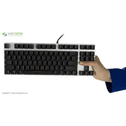 کیبورد مخصوص بازی مکانیکی رپو مدل V500 Alloy Version Rapoo V500 Alloy Version Mechanical Gaming Keyboard