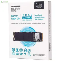 اس اس دی اینترنال کلو CRAS C710 M.2 2280 NVMe ظرفیت 512GBKlevv CRAS C710 M.2 2280 NVMe Internal SSD Drive 512GB