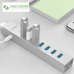 هاب USB 3.0 هفت پورت اوریکو مدل ASH7-U3 Orico ASH7-U3 7 Port USB 3.0 Hub