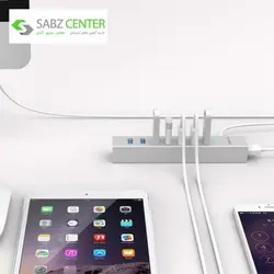 هاب USB 3.0 هفت پورت اوریکو مدل ASH7-U3 Orico ASH7-U3 7 Port USB 3.0 Hub