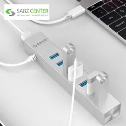 هاب USB 3.0 هفت پورت اوریکو مدل ASH7-U3 Orico ASH7-U3 7 Port USB 3.0 Hub