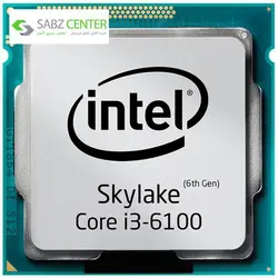 پردازنده مرکزی اینتل سری Skylake مدل Core i3-6100 Intel Skylake Core i3-6100 CPU