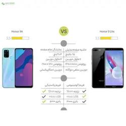 گوشی موبایل آنر 9A 64GBHonor 9A MOA-LX9N Dual SIM 64GB Mobile Phone