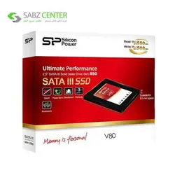 حافظه اس اس دی Silicon Power مدل V80 ظرفیت 240 گیگابایت Silicon Power SATA III V80 SSD - 240GB