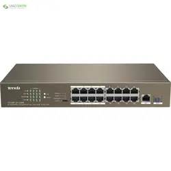 سوییچ 16 پورت POE تندا TEF1118P-16-150WTenda TEF1118P-16-150W 16-Port POE Switch