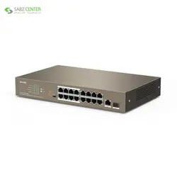 سوییچ 16 پورت POE تندا TEF1118P-16-150WTenda TEF1118P-16-150W 16-Port POE Switch