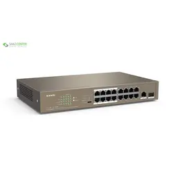 سوییچ 16 پورت POE تندا TEF1118P-16-150WTenda TEF1118P-16-150W 16-Port POE Switch