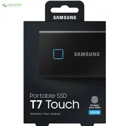 اس اس دی اکسترنال سامسونگ T7 Touch 500GBSamsung T7 Touch External SSD Drive - 500GB