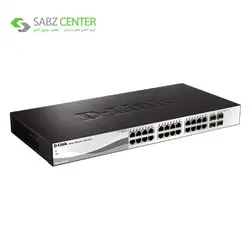 سوییچ 28 پورت گیگابیتی دی-لینک مدل DGS-1210-28 D-Link DGS-1210-28 28-Port Gigabit WebSmart Switch with 24 UTP and 4 SFP Ports